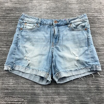 Celebrity Pink Shorts Size 9/29 Womens The Sugar Cuffed Stretch Blue Denim - Image 1 of 4
