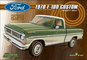 Moebius 1970 Ford F-100 Custom Short Bed Pickup Truck 1:25 1228 Model Kit - Picture 1 of 1