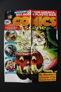 Mr Monster 1989 Poster Batgirl Joker Pinhead Beetlejuice 22 x 16 Comics Scene - Picture 1 of 19