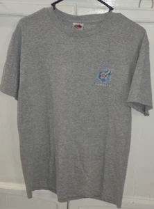 Vintage Fruit Of The Loom Heavy Cotton T-shirt, Anna Maria Island, Gray, M - Picture 1 of 5