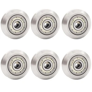 IMETRX Rulli Slot V Puleggia Acciaio Inox Ruote Stampante Confezione da 6 5CS9R N - Foto 1 di 4