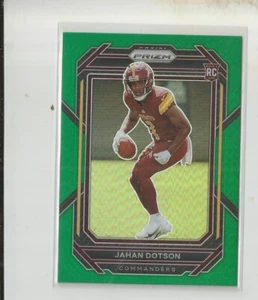 2022 Panini Prizm JAHAN DOTSON Green Prizm - Picture 1 of 1