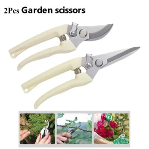 2 Pack Pruning Shears Cutter Home Gardening Plant Scissor Branch Garden - Picture 1 of 16