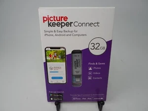Picture Keeper Connect 32GB Photo Backup Drive iPhone Android Computer - Afbeelding 1 van 2