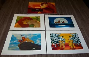 Walt Disney Store THE LION KING LITHOGRAPH SET NEW - Picture 1 of 5