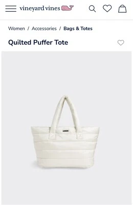 Bolso acolchado acolchado Vineyard Vines Foto 1 de 4