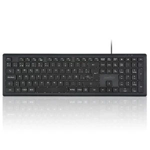 PERIBOARD-210 Teclado Full Size con Cable diseño Ultra Delgado y teclas silen... - Picture 1 of 8