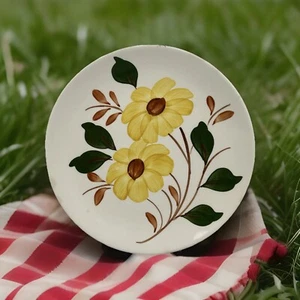 Blue Ridge Dinner Plate Hand Painted Flowers Floral Southern Potteries Vintage - Picture 1 of 5