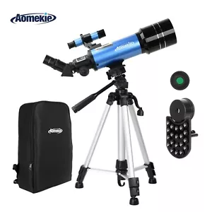 70mm Astronomical Telescopes for Adults and Kids Refractor Telescope Backpack - Picture 1 of 12