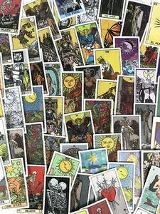 60pc Tarot Card Spirit Stickers Notebook Laptop Decal Metaphysical Art Pack Set - Picture 1 of 12