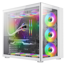 Wassergekühlter Gaming PC Ryzen 7 5700X 32GB 1TB SSD 4TB HDD RTX 4060 WLAN (Engel)