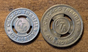 Chicago, Illinois IL Chicago Transit Authority CTA Transit Token Lote 2 Diferentes - Imagen 1 de 4