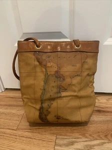 Alviero Martini Schultertasche 1A Classe Geo Map Print - Bild 1 von 12