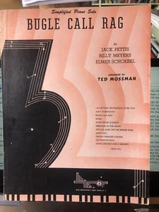 1944 ragtime sheet music BUGLE CALL RAG - Picture 1 of 1