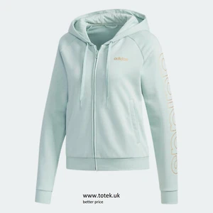 Adidas Womens Essentials hooded track top - Picture 1 of 5