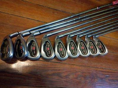 Juego de hierros Callaway Big Bertha 2004 4-10, PW, SW - RH ejes de acero Uniflex Foto 1 de 4