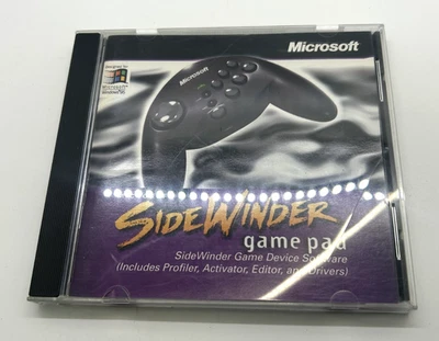 Microsoft SideWinder Game Pad PC Windows 95 Dispositivo de juego Software CD, 1997 Foto 1 de 4