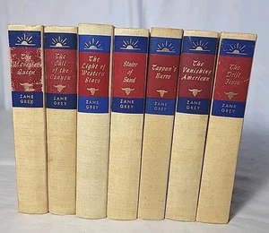 Lot 7 Zane Grey Hardcover Walter J. Black Book Collection Vintage - Picture 1 of 10