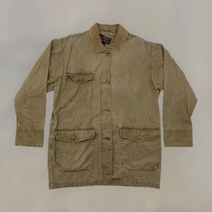 Vintage 80er 90er Eddie Bauer Barn Style Chore Outdoor Mantel Jacke Damen S braun hellbraun - Bild 1 von 5