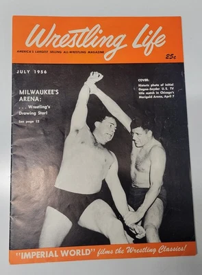 Revista Wrestling Life julio 1956 Foto 1 de 2