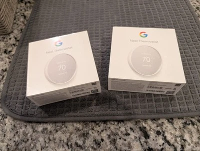 Google Nest Thermostat (Snow) Temp Sensor (2nd Gen) Porcelain (Discount on two) - Image 1 of 3