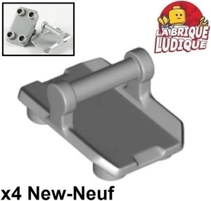 Lego 4x Platte modifiziert 2x3 Rocker Shield Schild Griff grau/l b gray 30166 - Bild 1 von 1