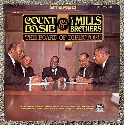 Count Basie & Mills Brothers - The Board of Directors - Dot DLP-25838 LP Vinyl - Image 1 of 4