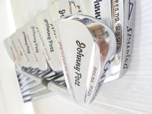 Rare Vintage Spalding Johnny Potts Muscle‑Back Iron Set 3–PW - Picture 1 of 4
