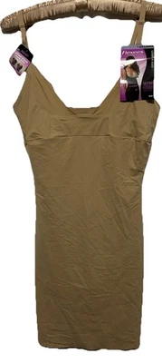 Flexees By Maidenform Body Shaper XXL Smoother Slip Ultra Firm Control Beige NWT - Image 1 of 4