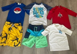Lot 7 Gap Boys Swim Short, Old Navy , Cherokee And More Swimming Clothes 9/10 - Picture 1 of 12