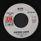 SISTERS LOVE: ha / rise A&M Records 7" Single 45 RPM