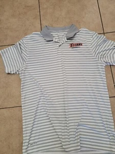 Cal State Fullerton Titans Baseball Striped Nike Polo - Picture 1 of 4