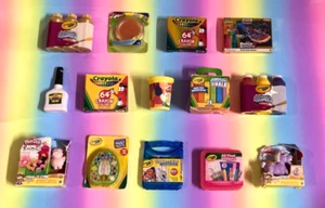 Zuru Mini Brands CRAYOLA & PLAY DOH PAQUETE Pintura Tiza Crayón Brillo + DORADO x14 - Imagen 1 de 1
