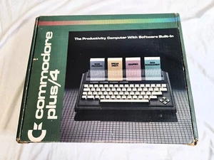 Vintage Commodore Plus 4 Computer With Box And Accessories - Picture 1 of 6