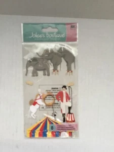 Jolees Boutique CIRCUS Animals Carnival Elephants Horse scrapbook Stickers RARE - Picture 1 of 1