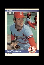 1984 FLEER BASEBALL CARD ST. LOUIS CARDINALS #340 DAVE VON OHLEN