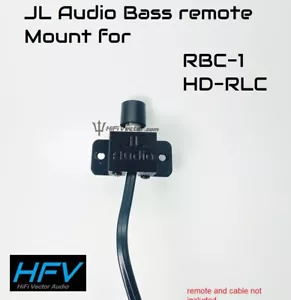 Soporte/montaje de perilla de bajo se adapta a JL Audio RBC-1 y HD-RLC amplificador control de volumen - Imagen 1 de 3