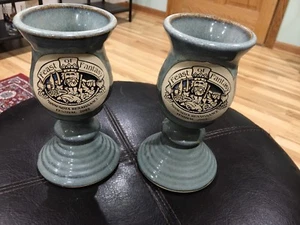 Par de piedras de taza de 6,5" del festival renacentista de Minnesota 2002 fiesta de fantasía - Imagen 1 de 6