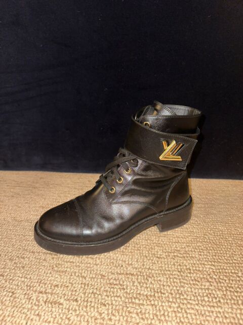 Bota Louis Vuitton Mujer Wonderland Negro / ORO UE 36 / Reino Unido 3