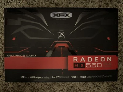 XFX AMD Radeon RX 550 2GB GDDR5 PCI Express 3.0 Graphics Card - Image 1 of 4
