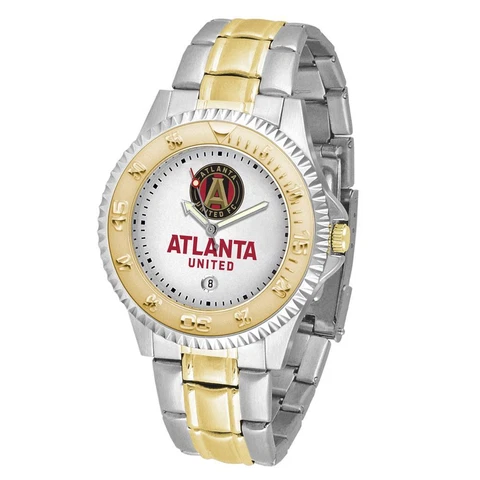 Men's Atlanta United FC Watch Two-Tone Gold Silver Watch Cover