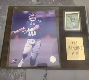 Eli Manning Plaque With Rookie Card Topps 15”x 12” - Bild 1 von 5
