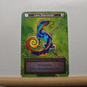Lava Salamander FOIL Exceptional Sorcery Contested Realm BETA - Picture 1 of 2