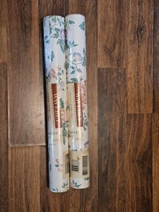 NEW 2 Rolls Waverly Wallpaper Covering 558882 Floral Cottagecore White Ivy VTG - Picture 1 of 3