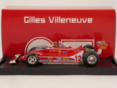 Brumm Ferrari 312 T4 #12 Gilles Villeneuve Francia Dijon 1979 1/43 R512-CHUP24 - Immagine 1 di 2
