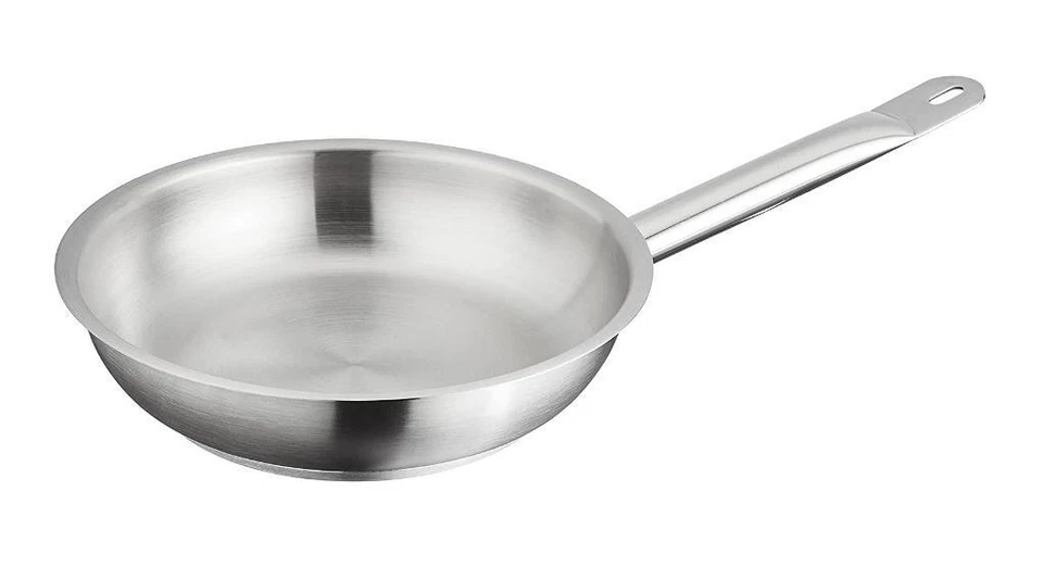 Padella in Acciaio Inox Professionale 1 Manico 20 cm Agnelli - Immagine 1 di 1