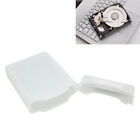 3.5In Hard Drive Case Translucent White Dual Disc Shock Proof Anti Static Ex Gd2