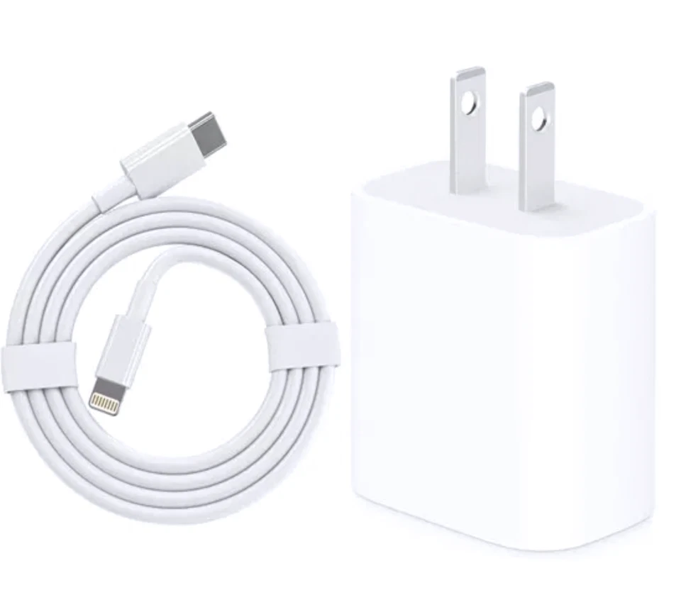 30W Fast Power Adapter and USB-C And 3.3 FT/1M USB C to USB C Cable - Image 1 of 4