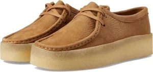 Scarpe Clarks Originals da donna WALLABEE CUP in pelle nabuk marrone nuove con scatola - Foto 1 di 6