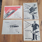 Lot 9 Ancienne publicités Simca Vedette Chambord  années 50